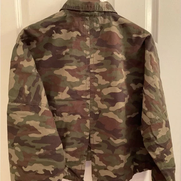 Hudson Jeans Cropped Military Anorak Jacket - NWT - Size Medium - Picture 10 of 13